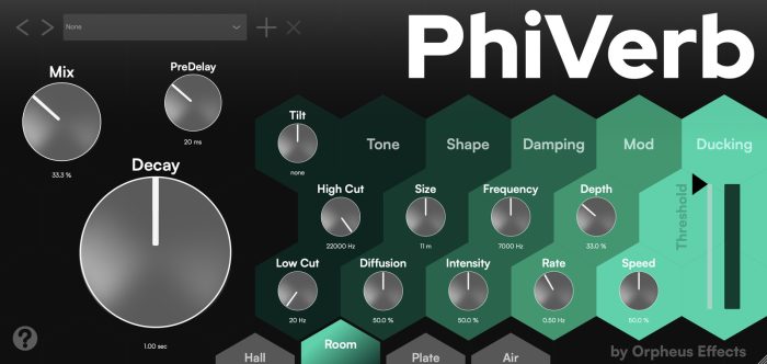 Orpheus Effects  PhiVerb 混响效果插件