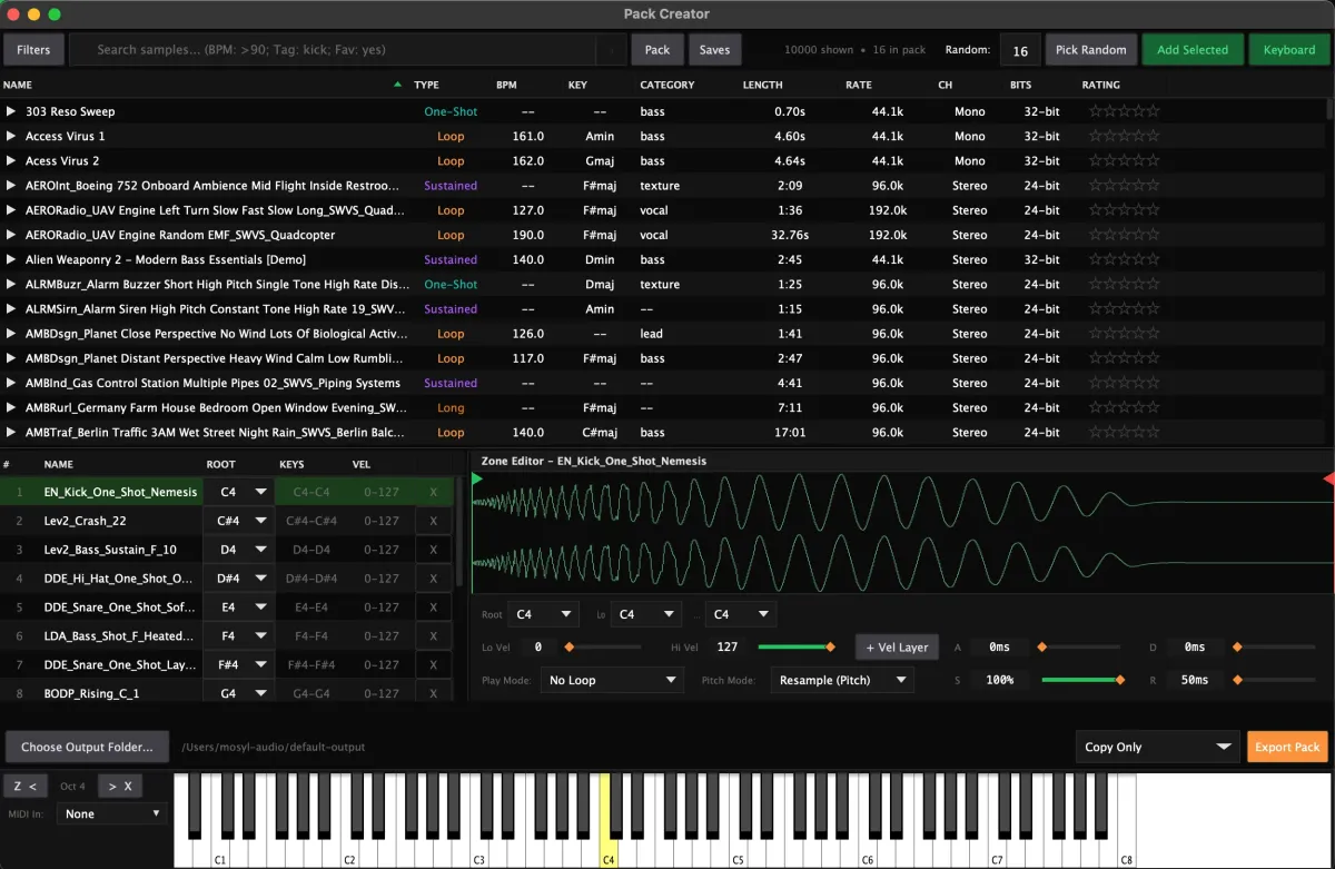 Mosyl Audio-Sample Manager Pro 1.0