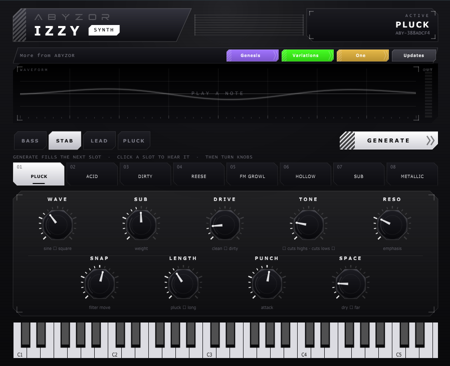 ABYZOR - IZZY Synth