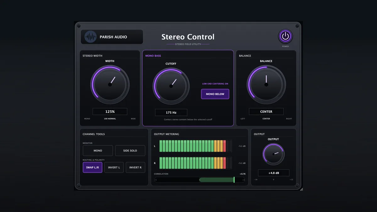 Parish Audio - Stereo Control