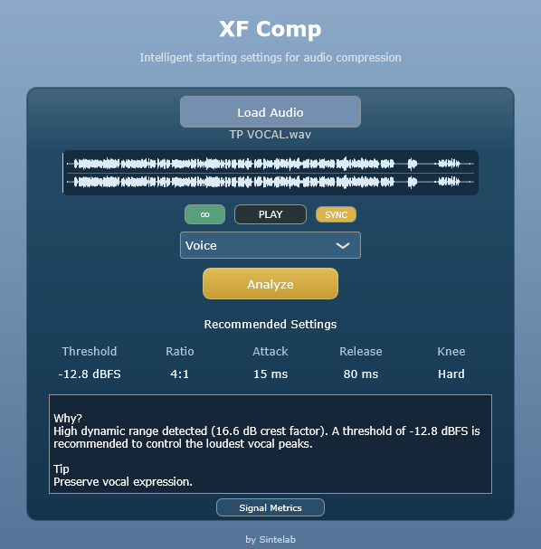 Sintelab -XF Comp