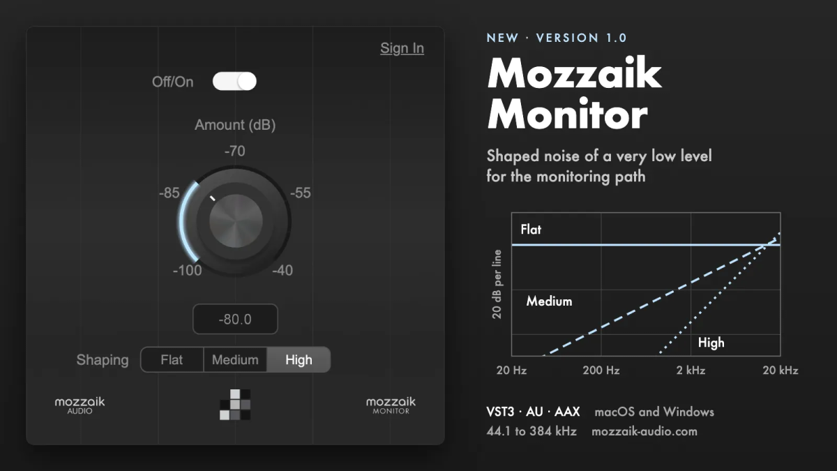 Mozzaik Audio- Mozzaik Monitor